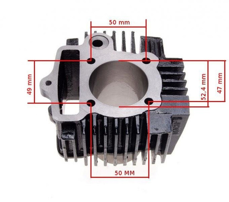 Cylinder kompletny 110 cm 125FMH Junak ATV 52,4mm