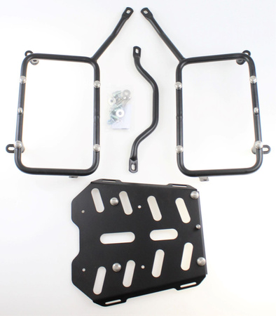 Zestaw 3 Kufrów Aluminiowych Benelli 502 Srebrne