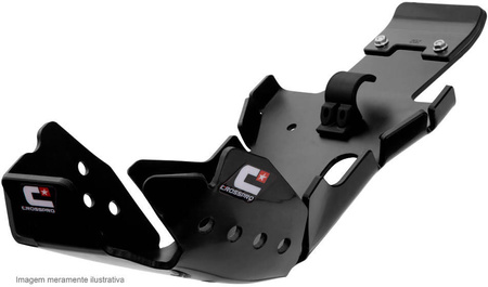 Nowość osłona silnika i łącznika wahacza (pro-link) z tworzywa dtc hard enduro pasuje do: ktm sx 250/300 '17-'18, husqvarna te 250/300 '17-'19 kolor czarny