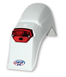 Błotnik tył UFO Vintage z lampą do KTM g'80-'83 biały