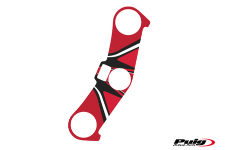 Radikal osłona półki kierownicy puig do yamaha yzf-r6 17-20 czerwony