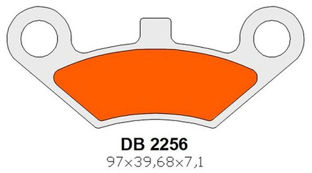 Klocki hamulcowe przód kh453 cf moto cf 500/625/800 terralander '11-'15