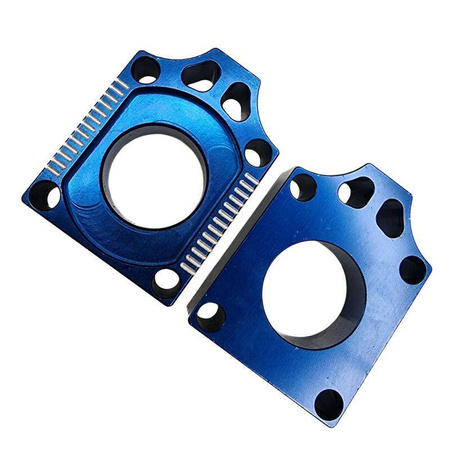 napinacz tylnej ośki yamaha yz/yzf '01-'08 kpl. kolor niebieski 22mm(kpl. - 2szt.)