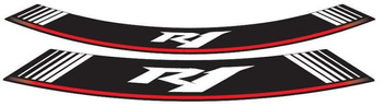 Paski na felgi puig do yamaha r1 białe