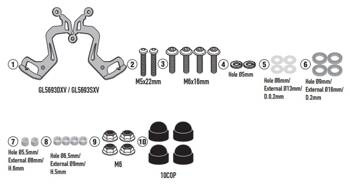 Mocowanie Szyby 3122sk Suzuki Gsx-8s '23-'24