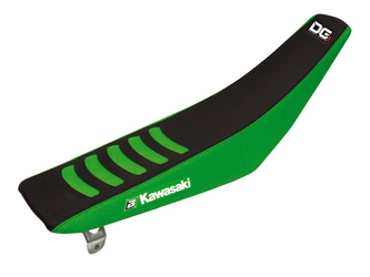Pokrowiec/poszycie na siedzenie kawasaki kx 85 '01-'13 double grip 3 kolor czarny/zielony