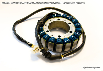 Uzwojenie alternatora (stator) harley-davidson ( uzwojenie 3 fazowe )