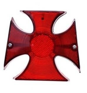 Lampa tylna do motocykla Krzyż z Podświetleniem