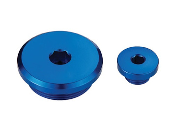 Accel korki inspekcyjne silnika yamaha yzf 450 '10-'18, yzf 250 '10-'18, wr250f '15-'18, wr450f '16-'18 kolor niebieski