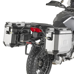 STELAŻ KUFRÓW BOCZNYCH MONOKEY CAM SIDE MOTO GUZZI STELVIO 1000 '24-'25, POD KUFRY KFR K'FORCE ALU