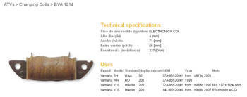 Dze cewka uzwojenia yamaha yfs 200 blaster yfs200 88-07