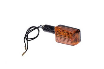 Kierunkowskaz mini carbon pomarańczowy długi