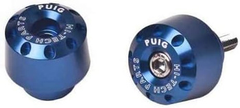 Ciężarki / Końcówki Kierownicy Krótkie Puig Do Kawasaki Ninja 650 / Z650 Niebieskie