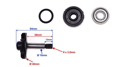 Zestaw naprawczy pompy Wody Yamaha X-Max 125 Yp125