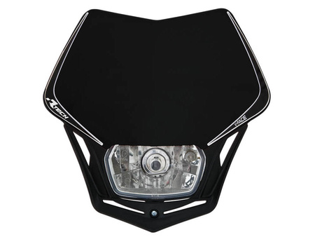 Racetech lampa przednia v-face kolor czarny