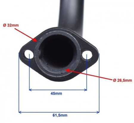 Kompletny układ wydechowy do motocykla Junak 901 S Sport