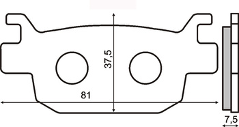 Klocki Hamulcowe Sintered Rms 225102563