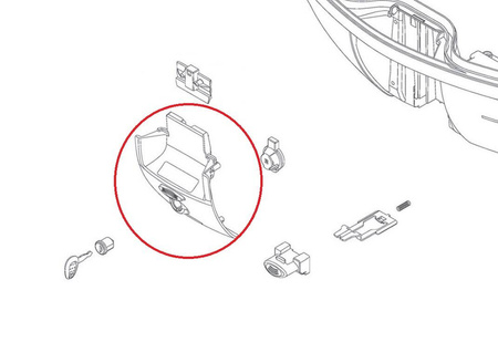 Element Zamykania Kufra K355n, K355nt, K400n, K400nt, K47n, K47nt, K47nn Manta, K37n, K37nt, K37nn Manta