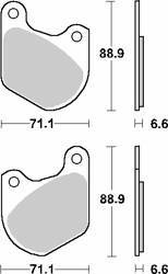 Klocki hamulcowe kh72 street ceramic kolor czarny
