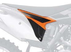 Osłony filtra powietrza ktm sx '13-'16, sxf '13-'15 kolor oem '13-14 (pomarańczowy/czarny)