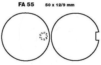 Klocki hamulcowe Suzuki GT 750 Kawasaki H1 500