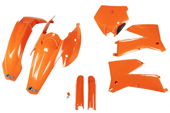 Komplet Plastików (Full Kit) Z Osłonami Teleskopów (Amortyzatorów) Ktm Sx / Sxf '05-'06 Kolor Oem (Pomarańczowy) (Kt503e999)