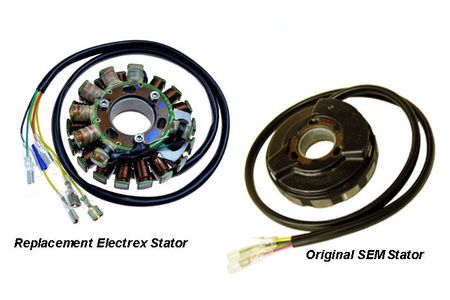 Uzwojenie alternatora (stator) ze światłami ktm 400/600/620 '83-'99(lc4), husaberg do '99, husqvarna te410/510