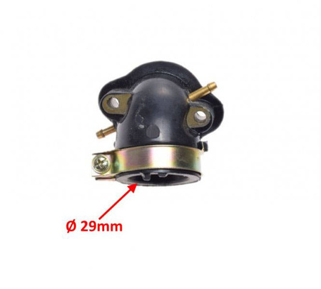 Króciec gaźnika 125 GY6 4T 152QMI-E2 Euro 2