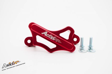 Osłona zacisku hamulcowego (tył) honda cr/crf '02-'16, aluminiowa, kolor czerwony