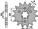 Zębatka przednia 517 16 18nc (łańc. 428)