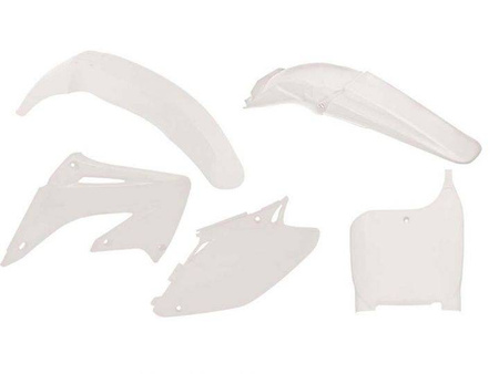 Komplet plastików honda cr 125/250 02-03 kolor biały (z tablicą)