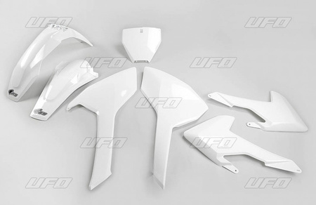 Komplet plastików husqvarna tc/fc 125/250/300/350/450 '16-'18 (z wyjątkiem tc 250 '16) kolor oem '17 (biały) (hu616e041)