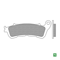 KLOCKI HAMULCOWE PRZÓD / TYŁ KH261 / KH281 (TOURISINTER)