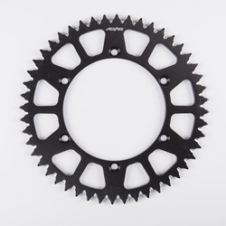 Zębatka tylna aluminiowa (ergal) 489 49 kawasaki kx 125 '83-07, kx 250 '82-10 (łańc. 520) (48949jt) kolor czarny