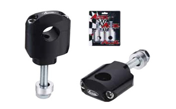 MOCOWANIE/PODWYŻKI KIEROWNICY (28,6MM) WYS. 42MM ZE ŚRUBĄ M10 KOLOR CZARNY (BM-36BK28)