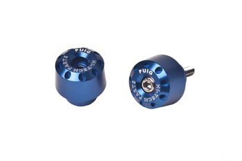 Ciężarki / końcówki kierownicy krótkie puig do kawasaki z650 17-22 niebieskie