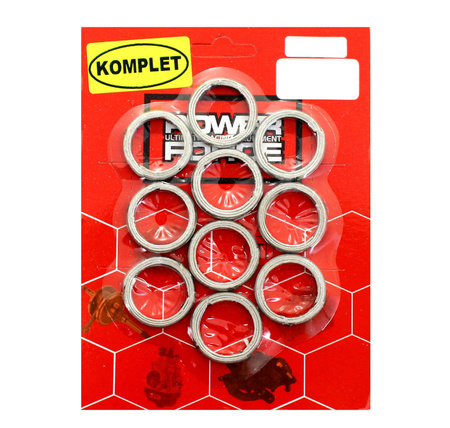Uszczelka kolektora wydechu tłumika GY6 125 150 4T ⌀25x34x5mm – 10szt