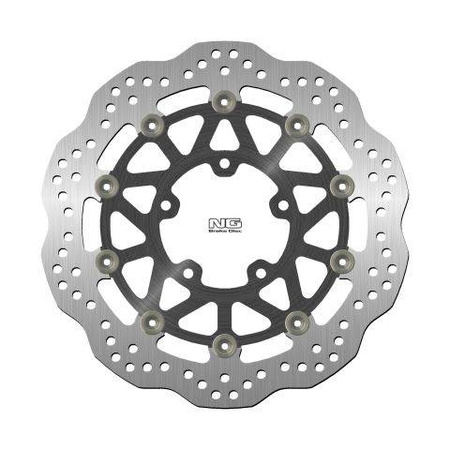 Tarcza hamulcowa przód kawasaki z1000sx '19-21, z1000 '07-20 (300x80x5,5mm) (5x10,5mm) wave pływająca (środaluminiowy)