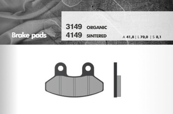 Klocki hamulcowe kh306 laverda/ sym przód (ft 3149)