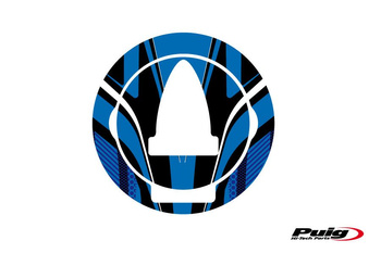 Osłona Wlewu Paliwa Puig Do Aprilia Rs126 08-10 (Wzór Radikal) Niebieska