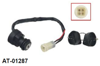 Bronco 2022/11 stacyjka yamaha yfm 80 badger, yfa1 breeze '86-'94, yfm 100 champ '87-'91, yfm 225 moto4 '86-'88, yfm 250/350 grizzly/warrior '89-'94, (oem: 2fj-82510-02-00, 2fj-82510-09-00)