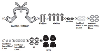 Mocowanie Szyby 3122sk Suzuki Gsx-8s '23-'24