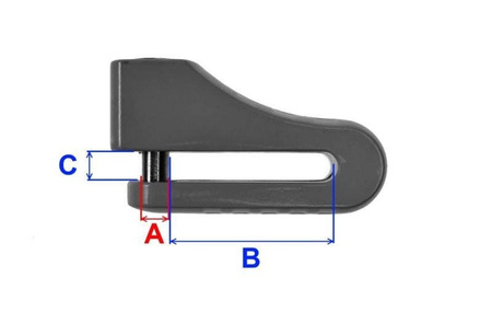 Blokada tarczy hamulcowej 10X100X70