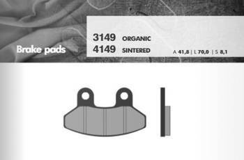 Klocki hamulcowe kh306 laverda/ sym przód (ft 3149)