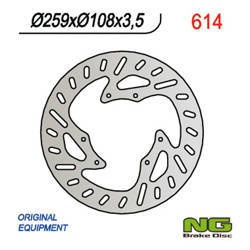 Tarcza hamulcowa przód yamaha / mbk 50-125 supermoto (260x108x3,5)