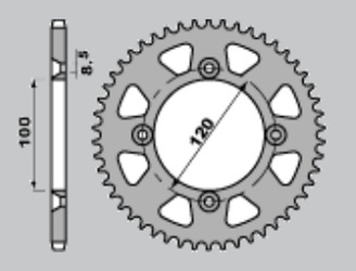 Dźwignia hamulca ltr 450 quad '06
