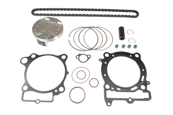 ZESTAW NAPRAWCZY GÓRY SILNIKA KAWASAKI KX 450 F (KXF450) '19-'20 (STD. + 0.01MM = 95.97MM) (12.5:1) (TŁOK, USZCZELKI TOP-END, ŁAŃCUSZEK ROZRZĄDU)
