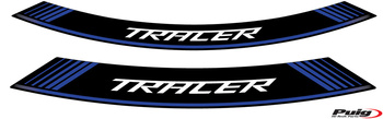 Paski Na Felgi Puig Do Yamaha Mt-07 (Logo Tracer) Niebieskie