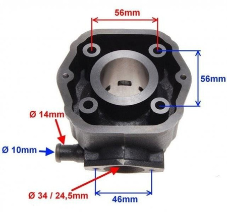 Cylinder kompletny do Derbi Sedna 97'-05' Gilera