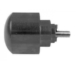 Końcówka/ciężarki kierownicy aluminiowa honda kolor czarny (901nr)